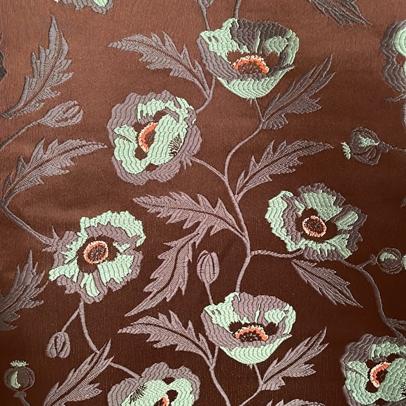 EUC J. Crew Floral Flat Front A-Line Short Mini Skirt Size 4 Black & Green - Picture 3 of 11